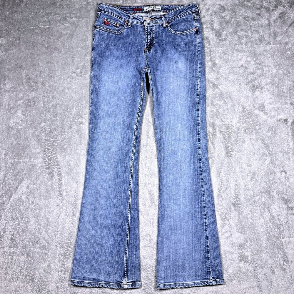 Paris Blues Y2K Bootcut Jeans Women's 13 Blue Denim Low Rise‎ Flare